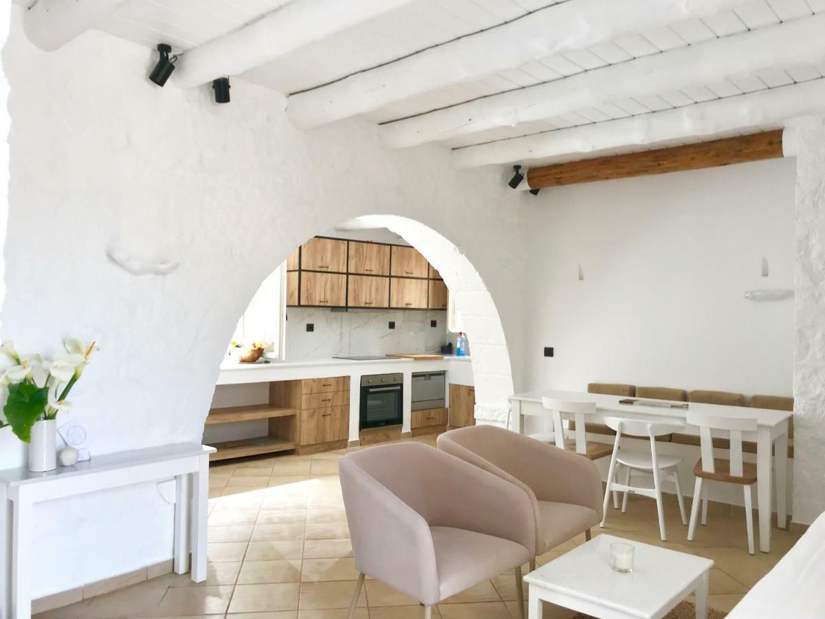 Almyrida Sands Luxury Stone Villa Xirosternion Bagian luar foto