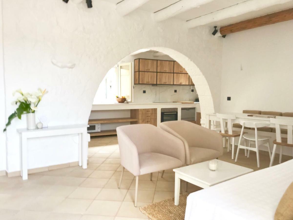 Almyrida Sands Luxury Stone Villa Xirosternion Bagian luar foto