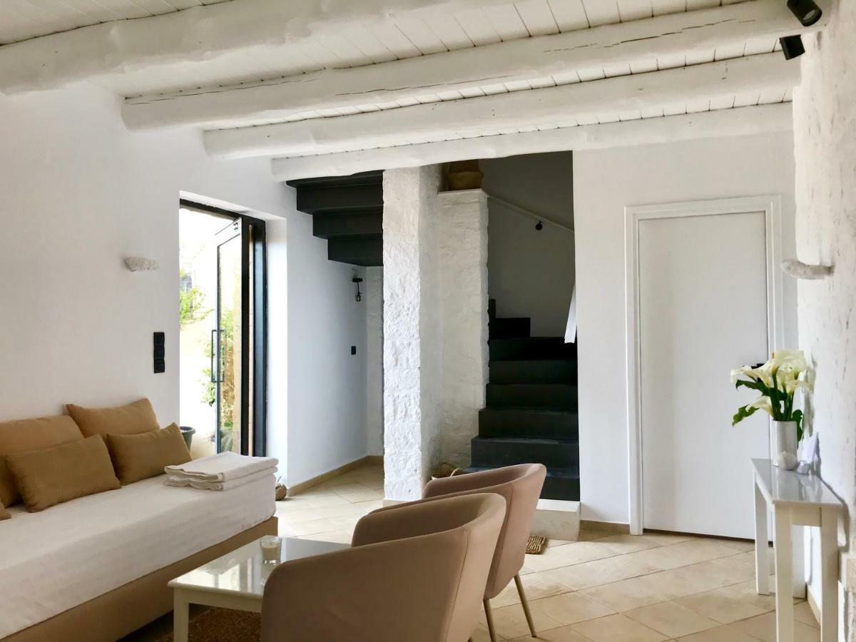 Almyrida Sands Luxury Stone Villa Xirosternion Bagian luar foto