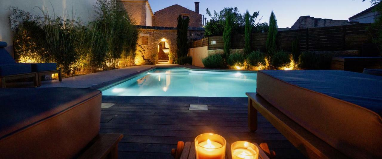 Almyrida Sands Luxury Stone Villa Xirosternion Bagian luar foto