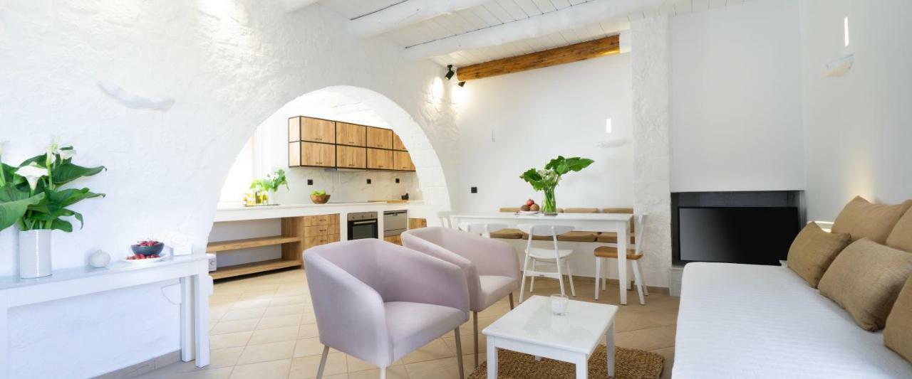 Almyrida Sands Luxury Stone Villa Xirosternion Bagian luar foto