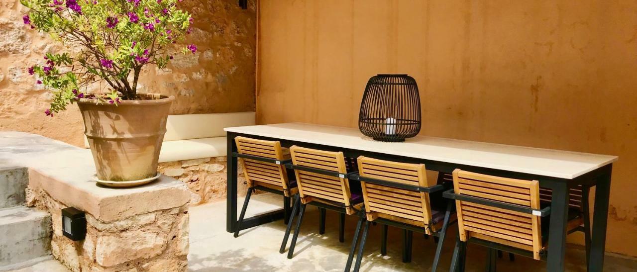 Almyrida Sands Luxury Stone Villa Xirosternion Bagian luar foto